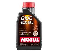MOTUL Huile moteur 8100 0W-20 Huile API SP RC ECO-LITE 1 L