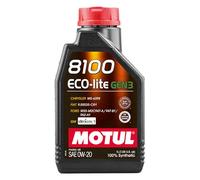 MOTUL Huile moteur 8100 0W-20 Huile API SP RC ECO-LITE 1 L