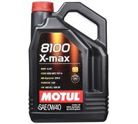 MOTUL Huile moteur 8100 0W-40 Huile ACEA A3/B4 API SN X-MAX 5 L