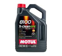 MOTUL Huile moteur 8100 5W-30 Huile ACEA C2 ACEA C3 API SN X-CLEAN EFE 5 L