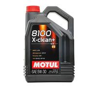 MOTUL 8100 X-Clean + SAE 5W-30 L'Huile De Moteur Porsche C30, VW 504 00, 5 Litre