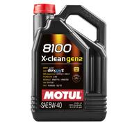 Huile moteur MOTUL 8100 X-Clean GEN2 5W40 5L