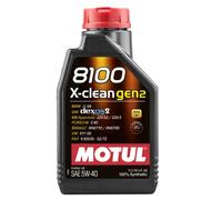 1 Lt MOTUL 8100 X-Clean 5W40 Huile de Moteur 100% Synthétique Acea C3 Api Sn /