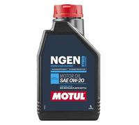 Motul Huile moteur NGEN 0W-20 – API SP‑RC Hybrid – 1 L Noir
