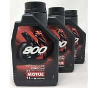 MOTUL Huile Moto 2T - 104041 800 2T Factory Line Road Racing, 3 litres (3 x 1 lt)