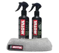 Motul Pack nettoyant casques M1+M2 - Chiffon microfibre - 500 ml Ce U