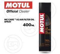 Spray pour filtre à air Motul MC Care™ A2 Air Filter Oil - 400 ml