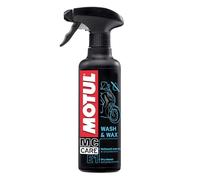 Motul - Nettoyage à Sec pour Tous Les Types de Moto et de Surfaces - Aérosol - Nettoie et Fait Briller Plastiques et Peintures - MC Care Wash & Wax E1-400 ML
