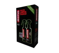 Motul Pack nettoyant casques M1+M2 - Chiffon microfibre - 500 ml Ce U