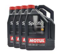 MOTUL Spécifique 504 00 - 507 00 SAE 0W-30 Huile VW 504 00, 507 00, 4x5 Litre
