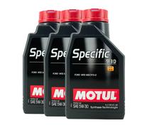 MOTUL Spécifique Ford WSS-M2C913-D SAE 5W-30 Huile Acea A5/B5, 5x1 Litre
