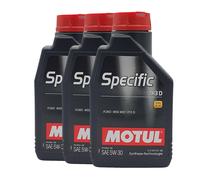 MOTUL Spécifique Ford WSS-M2C913-D SAE 5W-30 Huile Moteur ACEA A5/B5, 3x1 Litre