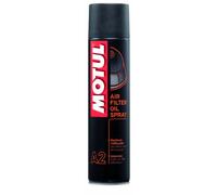 Motul - Spray d'Huile pour Filtre à Air en Mousse - Aérosol - Huile Collante Colorée en Bleu - Compatible Moto Cross, Enduro, Trial, Trail, Quads - MC Care Air Filter Oil Spray A2-400 ML
