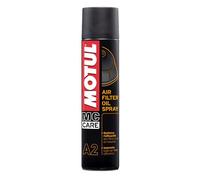 Motul - Spray d'Huile pour Filtre à Air en Mousse - Aérosol - Huile Collante Colorée en Bleu - Compatible Moto Cross, Enduro, Trial, Trail, Quads - MC Care Air Filter Oil Spray A2-400 ML