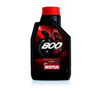 Motul9 - Flacon 1 litre d'huile Motul 800 2T Factory Line Road Racing 100 % synthétique 2 temps