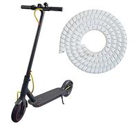 MotuTech 1 Mètre Gaines de Câbles pour Xiaomi M365 / M365 Pro/Pro 2 / 1S pour Segway Ninebot G30 Max Range Câble Protection 1M φ 9mm Cache Câbles pour Câbles Ordinateur/USB/Audio/Vidéo (Blanc)