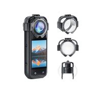 Motutech 10H Protection d'Objectif pour Insta360 X5 Couvercle Lentille pour Caméra d'action Étui Protecteur Anti-Rayures Anti-Buée Accessories
