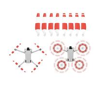 MotuTech 4 Paires 6030F Hélices pour DJI Mini 4 Pro/Mini 3 Pro Propellers Lames Low Noise Faible Bruit 8 PCS (Rouge-Blanc)