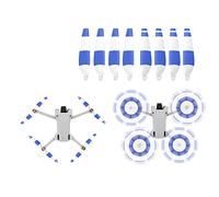 MotuTech 4 Paires 6030F Hélices pour DJI Mini 4 Pro/Mini 3 Pro Propellers Lames low noise Faible Bruit 8 PCS (Bleu-blanc)
