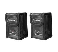 MotuTech Anti-déflagrant Sac de Sécurité pour DJI AIR 2S / Mavic Air 2 LiPo Batteries Protection Anti-Explosion Stockage Housse (pour 1 Batterie * 2)