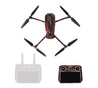 MotuTech Autocollant pour Mavic 3 Pro/Classic Drone et Télécommande Radiocommande pour DJI RC/RC Pro Contrôleur Sticker Decal PVC Bundle (1-Lave pour DJI RC)