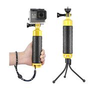 MotuTech Bâton Flottant + Trépied + Dragonne Universel pour GoPro Hero 10 9 8 7 6 5 4 3 Black Max Caméra d'action Natation Plongée Snorkeling Surf