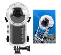 MotuTech Boitier étanche pour Insta360 X4 Action Caméra 50M 164FT sous-Marine Boitier de plongé Housse de Protection Plongée Natation Tuba Ski Alpinisme Adapteur à Montage Rapide 1/4" Vis