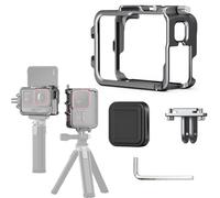 MotuTech Cadre Protection en métal pour Insta360 Ace Pro2/Pro/Ace caméra d'action Kit d'extension 2 Cold Shoe Connecteur Support Montage Horizontal et Vertical