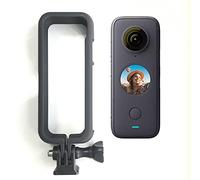 MotuTech Cadre Protection Support Fixation Adapteur pour insta360 One X2 Caméra Trou 1/4" Vis Universel Connecteur aux Trépied Perche de Selfie