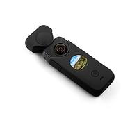 MotuTech étui Silicone + Protège-Objectif pour Insta360 One X2 Caméra Protection Anti-Rayure Anti-poussière Couvercle Lens Cap (Noir)