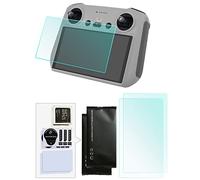 MotuTech Film de Protection d'écran pour DJI Mini 4 Pro/Mini 3 / Mini 3 Pro DJI RC/RC 2 Télécommande Film Trempé Antidéflagrant Anti-rayure HD (2 pièces)