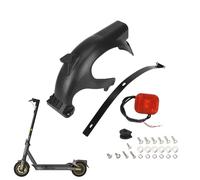 MotuTech Garde-boue Arriere + LED Feu Arriere pour Ninebot Max G2 Garde-boue Mudgaurd Fender Taillight Crochet pour Scooter électrique Accessoire de Remplacement
