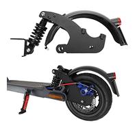MotuTech Kit Amortisseur de Suspension Arrière pour Xiaomi Mi Electric Scooter 3 Trottinette Electrique + Garde-boue Arrière + Feu arrière (Noir)