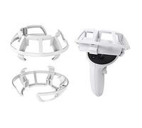 MotuTech Protection Garde Couvercle pour Oculus Quest 2 Anti-Chute Anti-Choc Une pièce Intégral Libération Rapide (Blanc)