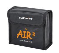 MotuTech Sac Anti-déflagrant Fireproof pour Batterie Lipo pour DJI AIR 3 Batteries Pile Accessoires Prorection (pour 3 Batteries)