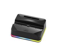 Motutech Station de Rcharge pour Nintendo Switch 2 Mini Hub de Charge Multifonction avec Lumière d'Ambiance LED pour Console Accessories