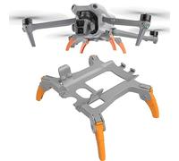 MotuTech Train d‘atterrissage pour DJI Air 3 Landing Gear Kit d'Extension Repliable des Pattes d’araignée Protection Anti-Choc Rallonges Élévateurs (Orange)