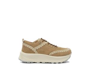 MOU baskets en cuir femme beiges - 37
