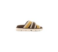 Mou - Bio Sandal Bicolor Metal Log - Femme - Chaussures - Multicolore - Taille: 37 EU