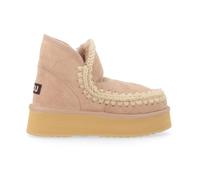 Mou - Botte plateforme en daim Mini Eskimo faite main - Femme - Chaussures - Brun - Taille: 39 EU