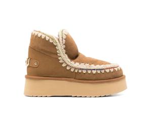Mou - Bottines Casual Marron avec Strass - Femme - Chaussures - Brun - Taille: 40 EU