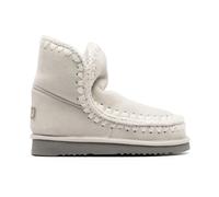 Mou - Bottines en Cuir de Mouton Argenté - Femme - Chaussures - Gris - Taille: 39 EU