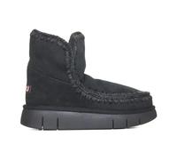 Mou - Bottines Eskimo en Daim Noir - Femme - Chaussures - Noir - Taille: 40 EU