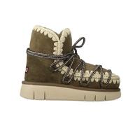 Mou - Bounce Boot Suede Scoubiedoo L - Femme - Chaussures - Vert - Taille: 37 EU