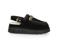 Mou - Bounce Clog Back Strap - Femme - Chaussures - Noir - Taille: 36 EU