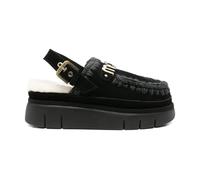Mou - Bounce Clog Back Strap - Lette - Femme - Chaussures - Noir - Taille: 39 EU