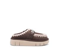 Mou - Bounce Clog Metal Logo - Femme - Chaussures - Brun - Taille: 40 EU