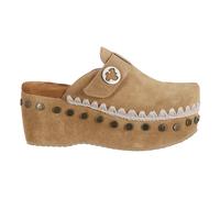 Mou - Clog Plain Suede - Femme - Chaussures - Brun - Taille: 40 EU