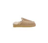 Mou - Élégantes mules à surpiqûres - Femme - Chaussures - Brun - Taille: 38 EU