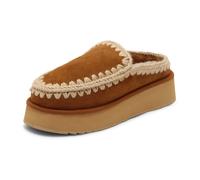 Mou - Eskimo Platform Sabot Chaussons - Femme - Chaussures - Brun - Taille: 36 EU